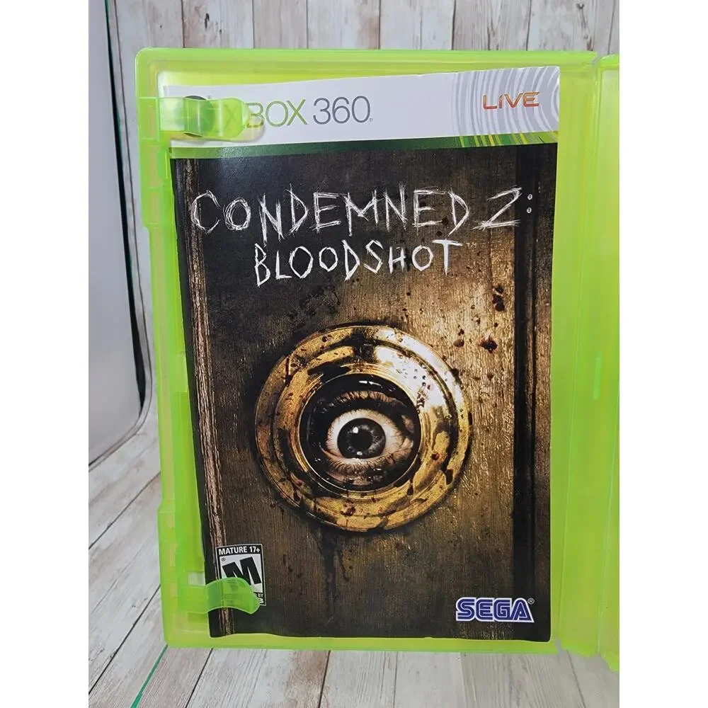 Condemed 2: Bloodshot, Microsoft Xbox 360 Video Game w/Manual